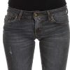 Slim Fit Green Diamond Blue Wash Jeans - Image 5