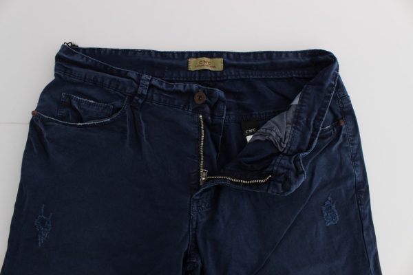 Chic Regular Fit Blue Denim Jeans - Image 5
