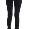 Sleek Slim Fit Designer Jeans in Classic Black - Image 3