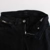 Sleek Slim Fit Designer Jeans in Classic Black - Image 5