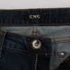 Chic Blue Regular Fit Designer Jeans - Image 6