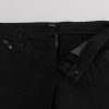 Chic Black Regular Fit Denim Jeans - Image 5