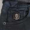 Sleek Slim Fit Italian Jeans in Chic Blue - Image 8