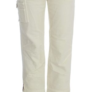 Beige Capri Cropped Chic Pants