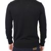 Elegant Black V-Neck Wool Blend Sweater - Image 3