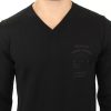 Elegant Black V-Neck Wool Blend Sweater - Image 5
