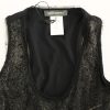 Black Nylon Lace Detail Mini Dress - Image 5