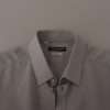 Elegant Grey Slim Fit Linen Shirt - Image 6
