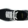 Elegant Monochrome Leather Sneakers - Image 5