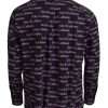 Elegant Slim Fit Black Dress Shirt - Image 2