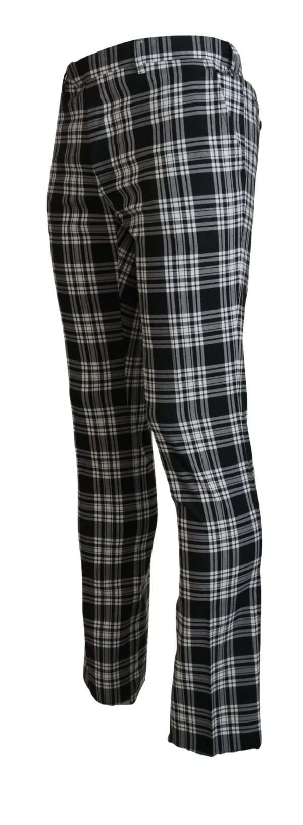 Elegant Black Pure Cotton Pants for Men - Image 2