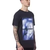 Blue Cotton Men T-Shirt - Image 2