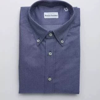 "Blue Cotton Men's Shirt"
