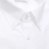 White Cotton Men Shirt - Image 2