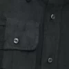 Black Cotton Men Shirt - Image 4