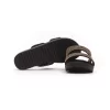 Gold Textile Women Sandal - Image 4