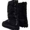 Elegant Mid-Calf Boots in Black Polyester - Image 7