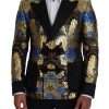 Elegant Floral Evening Party Blazer - Image 5