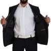 Sicilian Style Black Single Breasted Blazer - Image 6