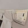 Elegant Off White Silk Blend Trousers - Image 5