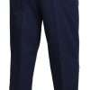 Chic Cropped Wool-Blend Trousers - Image 3