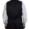 Elegant Black & Gold Slim Fit 3 Piece Suit - Image 7