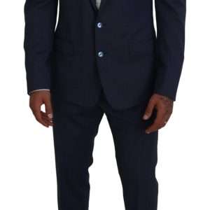 Elegant Blue Martini Men's Slim Fit Suit