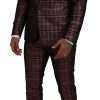 Bordeaux Fantasy Slim Fit Two-Piece Suit - Image 5