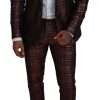 Bordeaux Fantasy Slim Fit Two-Piece Suit - Image 3