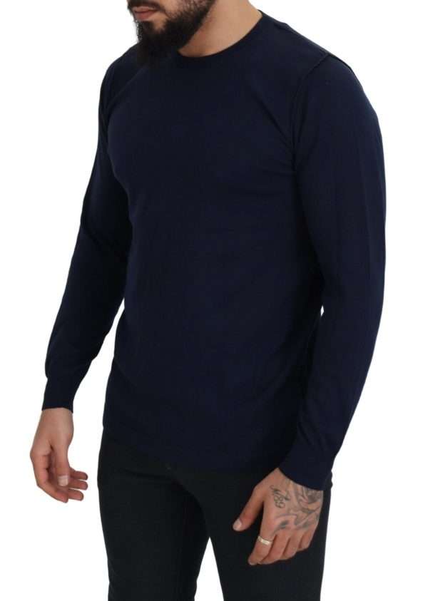 Authentic Crewneck Blue Pullover Sweater - Image 2