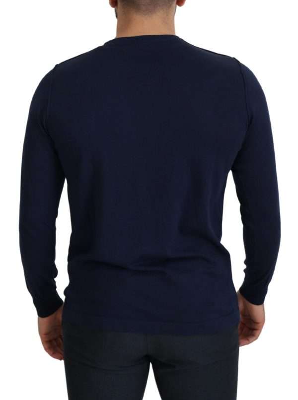 Authentic Crewneck Blue Pullover Sweater - Image 3
