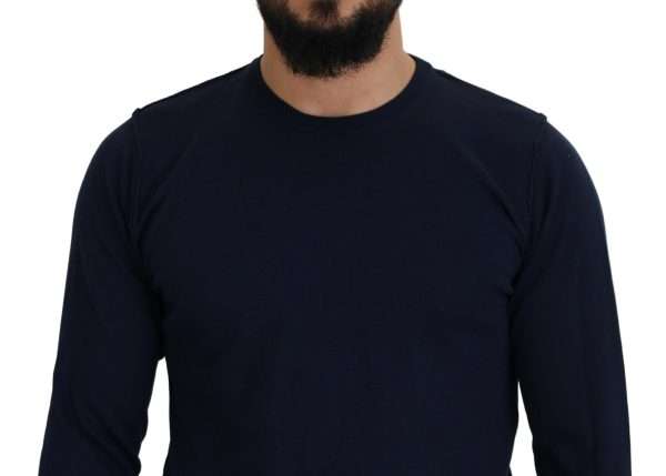 Authentic Crewneck Blue Pullover Sweater - Image 4