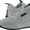 Sleek White Calf Leather Sneakers - Image 4