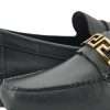 Elegant Black Calf Leather Men's Loafers - Image 4