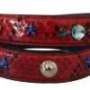 Chic Red Python Leather Shoulder Strap - Image 2