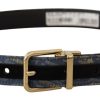 Elegant Navy Blue Leather Belt - Image 4