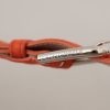 Elegant Suede Leather Belt in Vibrant Orange - Image 5