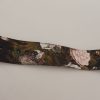 Engraved Logo Multicolor Leather Belt - Image 4