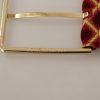 Engraved Logo Multicolor Leather Belt - Image 5