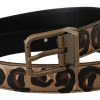 Chic Engraved Logo Leather Belt - Image 2
