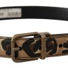 Chic Engraved Logo Leather Belt - Image 3