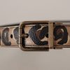 Chic Engraved Logo Leather Belt - Image 4