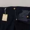 Elegant Dark Blue Slim Chino Pants - Image 4