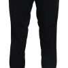 Elegant Black Italian Dress Pants - Image 2