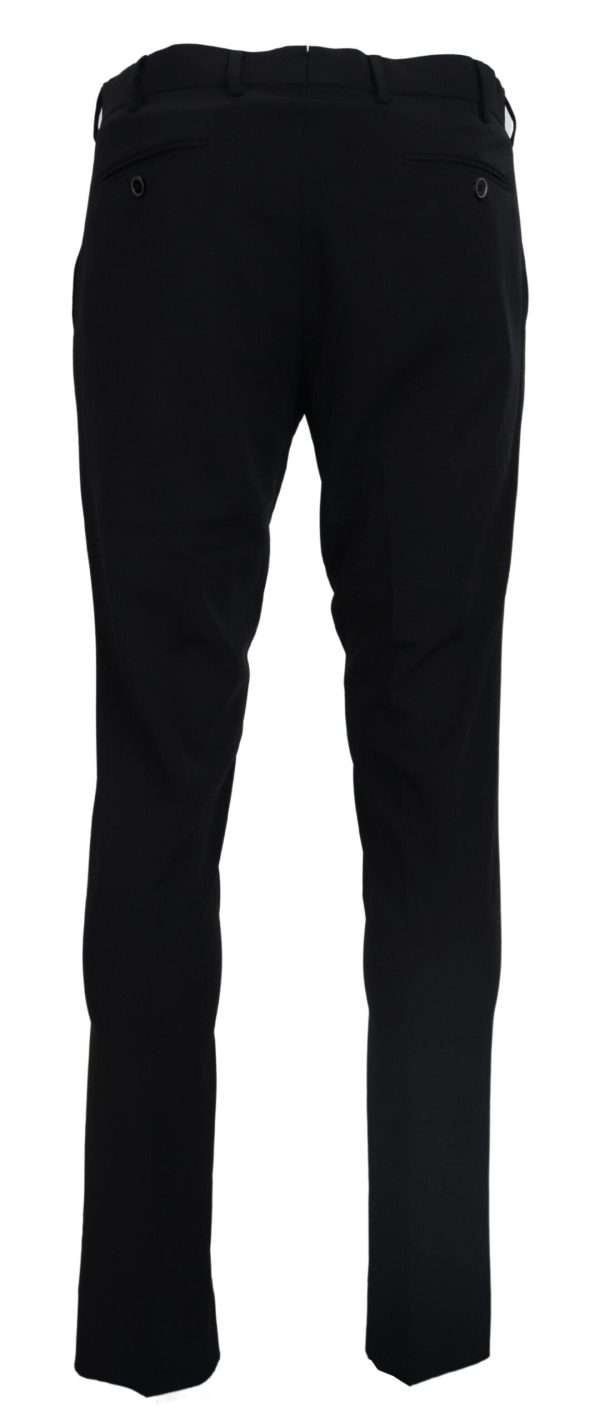Elegant Black Italian Dress Pants - Image 2
