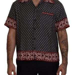 Elegant Multicolor Silk Casual Shirt