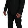 Black Martini Slim Fit Designer Suit - Image 2