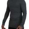 Elegant Dark Gray Pullover Sweater - Image 2