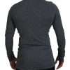 Elegant Dark Gray Pullover Sweater - Image 3
