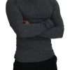 Elegant Dark Gray Pullover Sweater - Image 5